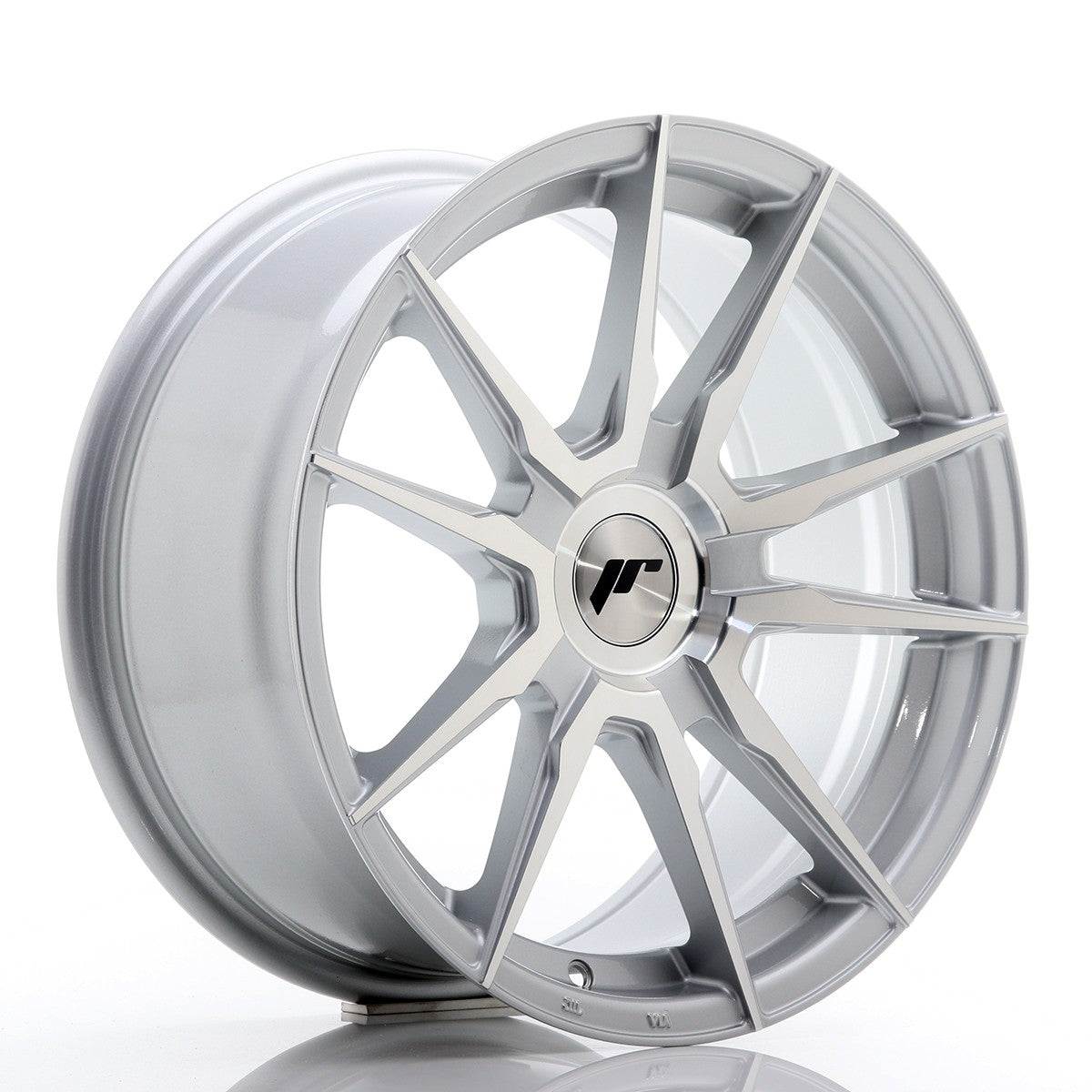 Japan Racing LLANTA JAPAN RACING JR21 17X8 ET 35 BLANK CB 74,1 SILVER
