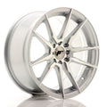 Japan Racing LLANTA JAPAN RACING JR21 17X8 ET 25 4X100 4X108 CB 74,1 SILVER