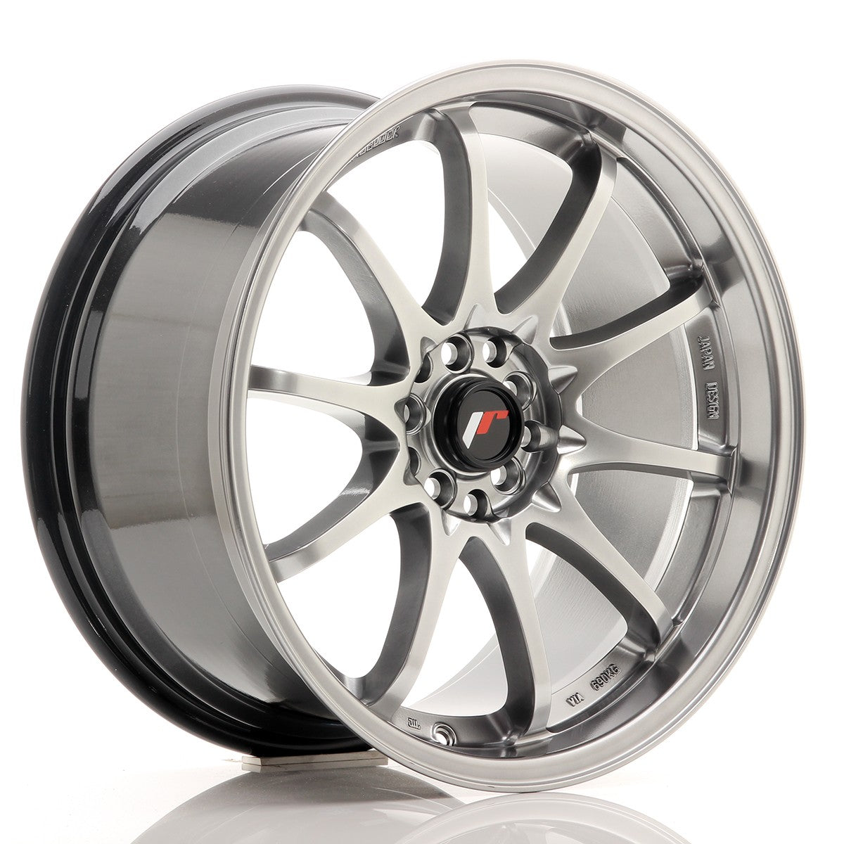 Japan Racing LLANTA JAPAN RACING JR5 18X9,5 ET 22 5X100 5X114,3 CB 74,1 HIPER NEGRO