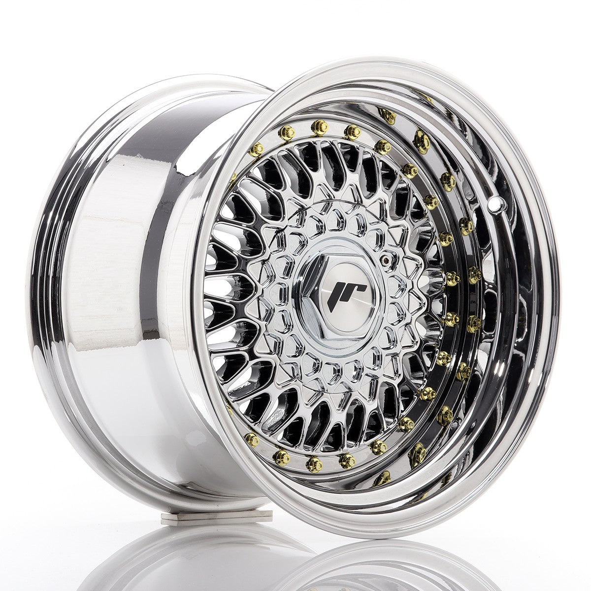 Japan Racing LLANTA JAPAN RACING JR9 15''X9 ET 10 4X100 4X108 CB 74,1 CROMADO