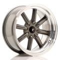 Japan Racing LLANTA JAPAN RACING JR19 17X8 ET 0 BLANK CB 74,1 GUN METAL