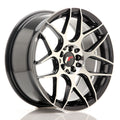 Japan Racing LLANTA JAPAN RACING JR18 17X8 ET 35 5X100 5X114,3 CB 73,1 NEGRO