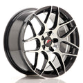 Japan Racing LLANTA JAPAN RACING JR18 17X8 ET 35 BLANK CB 73,1 NEGRO