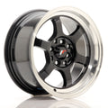 Japan Racing LLANTA JAPAN RACING JR12 15''X7,5 ET 26 4X100 4X114,3 CB 73,1 NEGRO