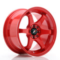 Japan Racing LLANTA JAPAN RACING JR3 15''X8 ET 25 4X100 4X108 CB 73,1 ROJO