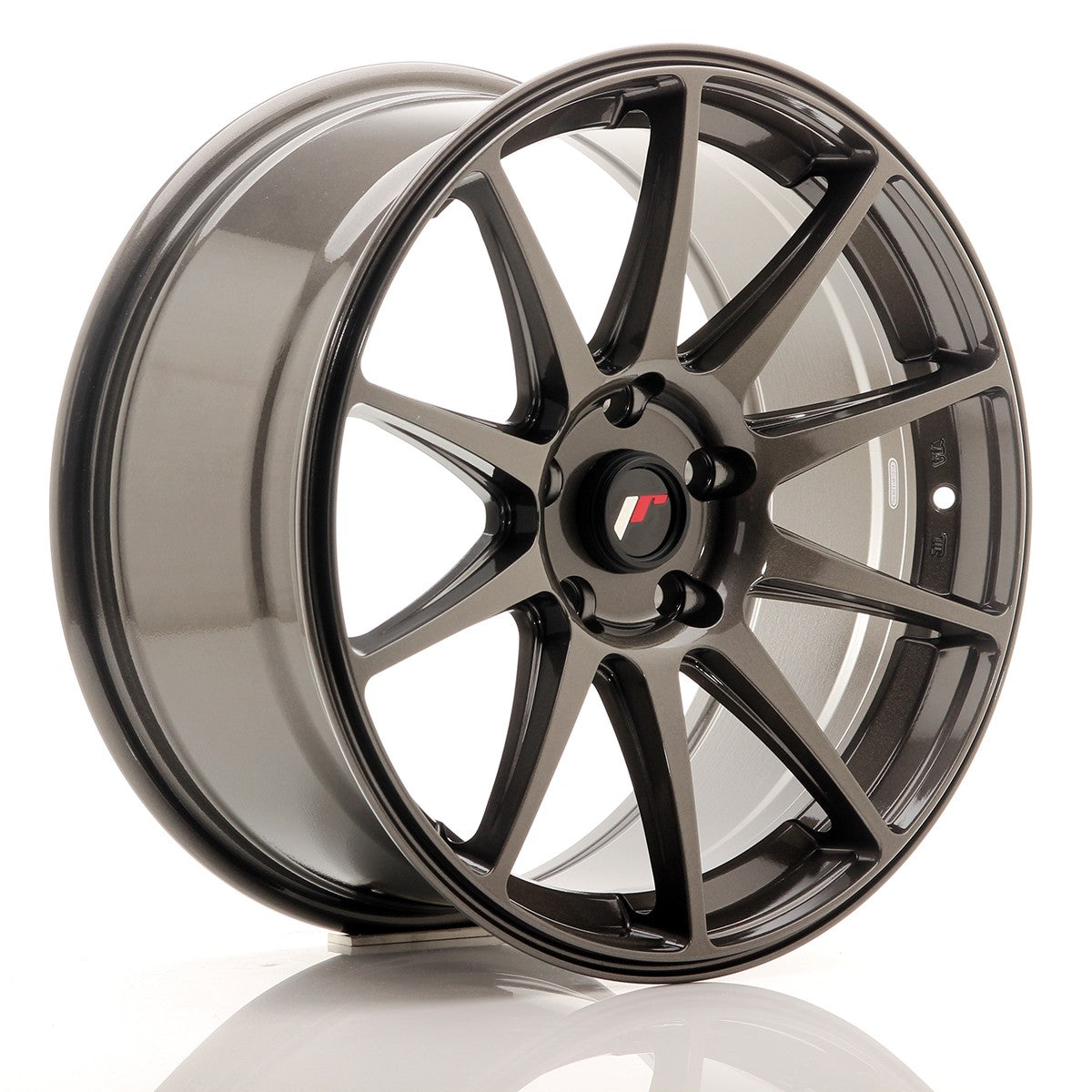 Japan Racing LLANTA JAPAN RACING JR11 18X8,5 ET 35 5X120 CB 72,6 GRIS PULIDO