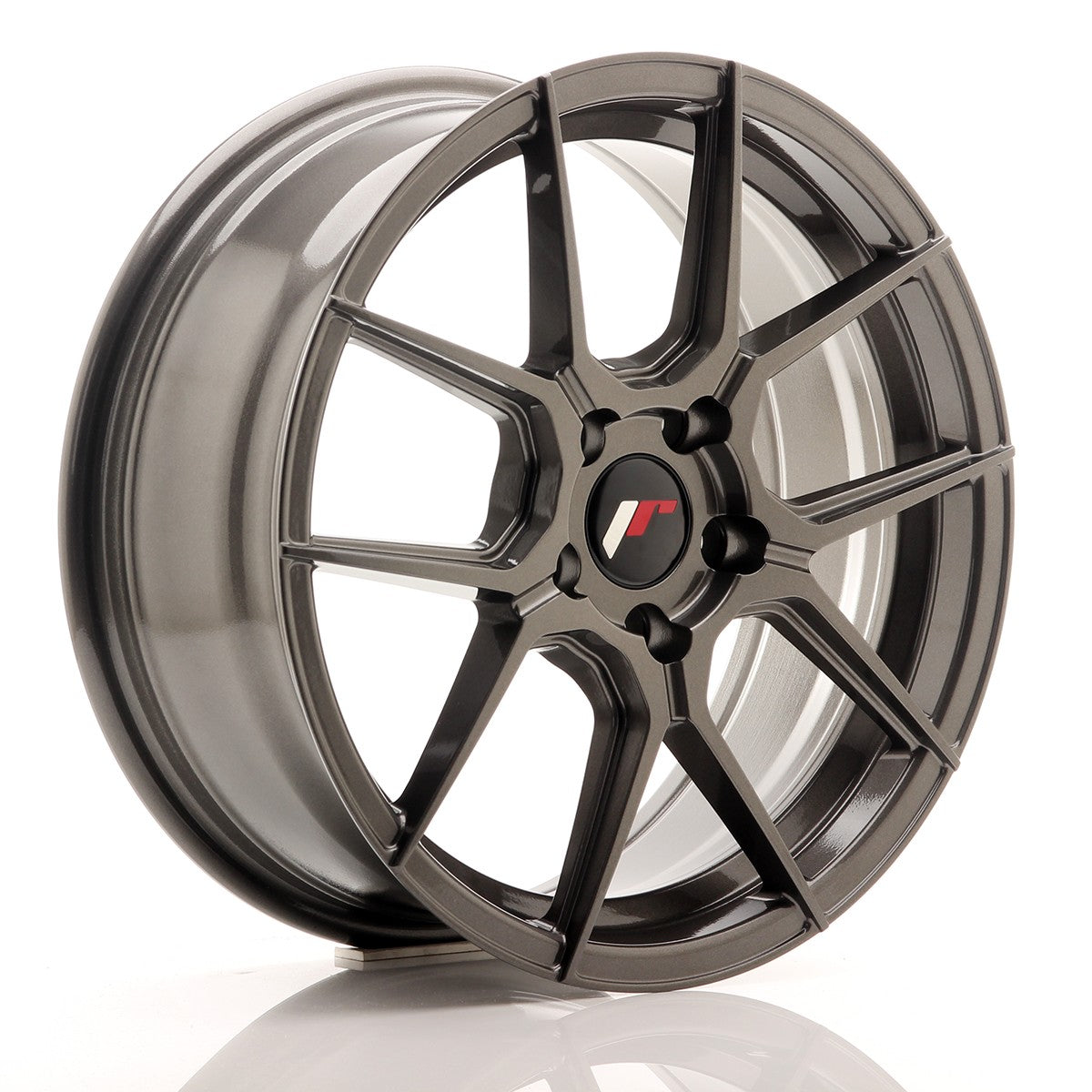 Japan Racing LLANTA JAPAN RACING JR30 17X7 ET 35 5X120 CB 72,6 GRIS PULIDO