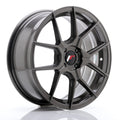 Japan Racing LLANTA JAPAN RACING JR30 17X7 ET 40 4X100 CB 67,1 GRIS PULIDO