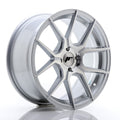 Japan Racing LLANTA JAPAN RACING JR30 17X8 ET 40 4X100 CB 67,1 PLATA