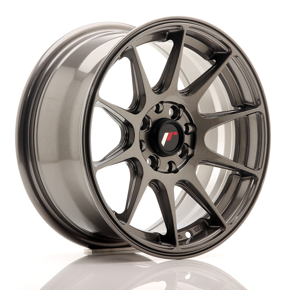 Japan Racing LLANTA JAPAN RACING JR11 15''X7 ET 30 4X108 4X100 CB 67,1 GRIS PULIDO