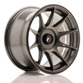 Japan Racing LLANTA JAPAN RACING JR11 15''X8 ET 25 BLANK CB 67,1 GRIS PULIDO