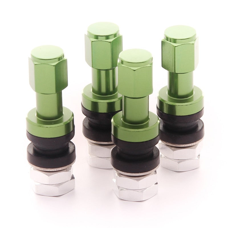 Japan Racing SET VALVULAS ALUMINIO V2 - GREEN