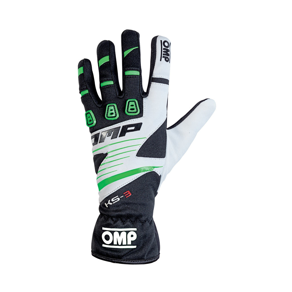 OMP KS-3 GUANTES MY2018 NEGRO/BLANCO/VERDE TALLA 6 (PARA NIÑO) - OMP original APEXCORSE imagen 1