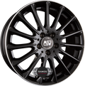 OZ LLANTA MSW MSW 30 7,5x18 ET40 5x112 73 NEGRO BRILLANTE+DIAMOND LIP