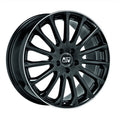 OZ LLANTA MSW MSW 30 8,5x18 ET48 5x112 73 NEGRO BRILLANTE+DIAMOND LIP