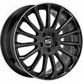 OZ LLANTA MSW MSW 30 9,5x19 ET45 5x112 73 NEGRO BRILLANTE+DIAMOND LIP