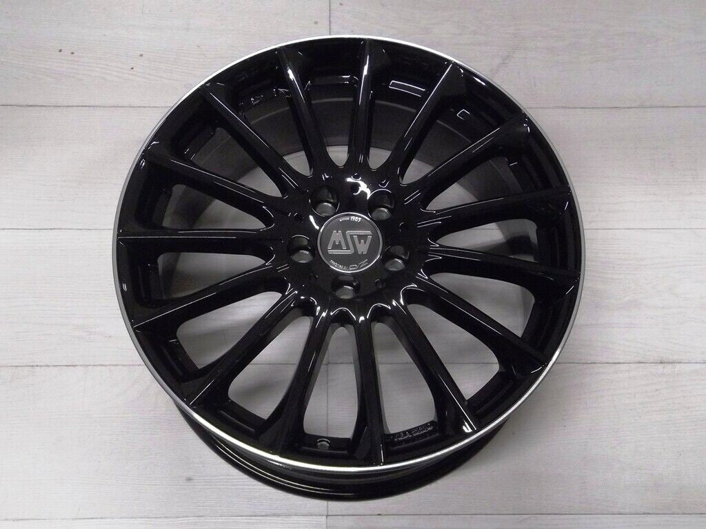 OZ LLANTA MSW MSW 30 7,5x18 ET40 5x114,30 73 NEGRO BRILLANTE+DIAMOND LIP