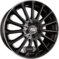 OZ LLANTA MSW MSW 30 7,5x18 ET45 5x114,30 73 NEGRO BRILLANTE+DIAMOND LIP