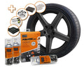 FOLIATEC Kit Pintura En Spray Para Llantas 2C Negro Mate - FOLIATEC original APEXCORSE