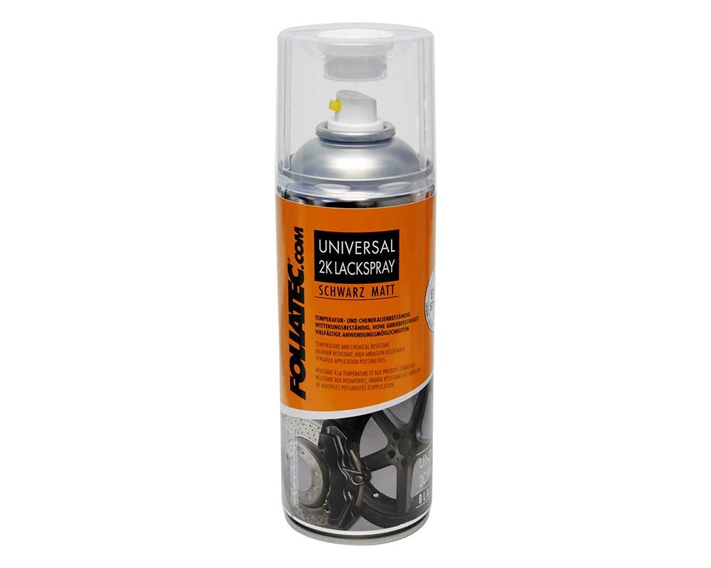 FOLIATEC Kit Pintura En Spray Para Llantas 2C Negro Mate - Imagen 4 FOLIATEC APEXCORSE