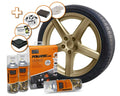 FOLIATEC Kit Pintura En Spray Para Llantas 2C Bronce Metálico Brillante - FOLIATEC original APEXCORSE