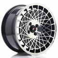 Japan Racing LLANTA JAPAN RACING JR14 16X8 ET25 BLANK NEGRO BRILLANTE MACHINED FACE