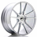 Japan Racing LLANTA JAPAN RACING JR21 18X8,5 ET40 BLANK SILVER MACHINED