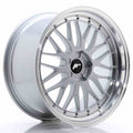 Japan Racing LLANTA JAPAN RACING JR23 20X10 ET38 5X120 HYPER SILVER W/MACHINED LIP