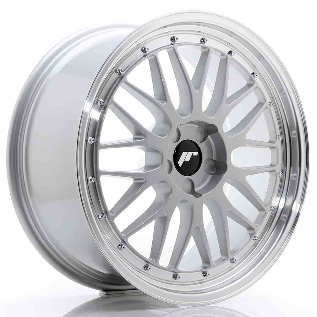 Japan Racing LLANTA JAPAN RACING JR23 20X9 ET20 5X120 HYPER SILVER W/MACHINED LIP