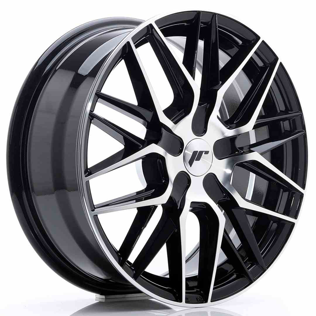 Japan Racing LLANTA JAPAN RACING JR28 17X7 ET35-45 BLANK NEGRO BRILLANTE MACHINED FACE