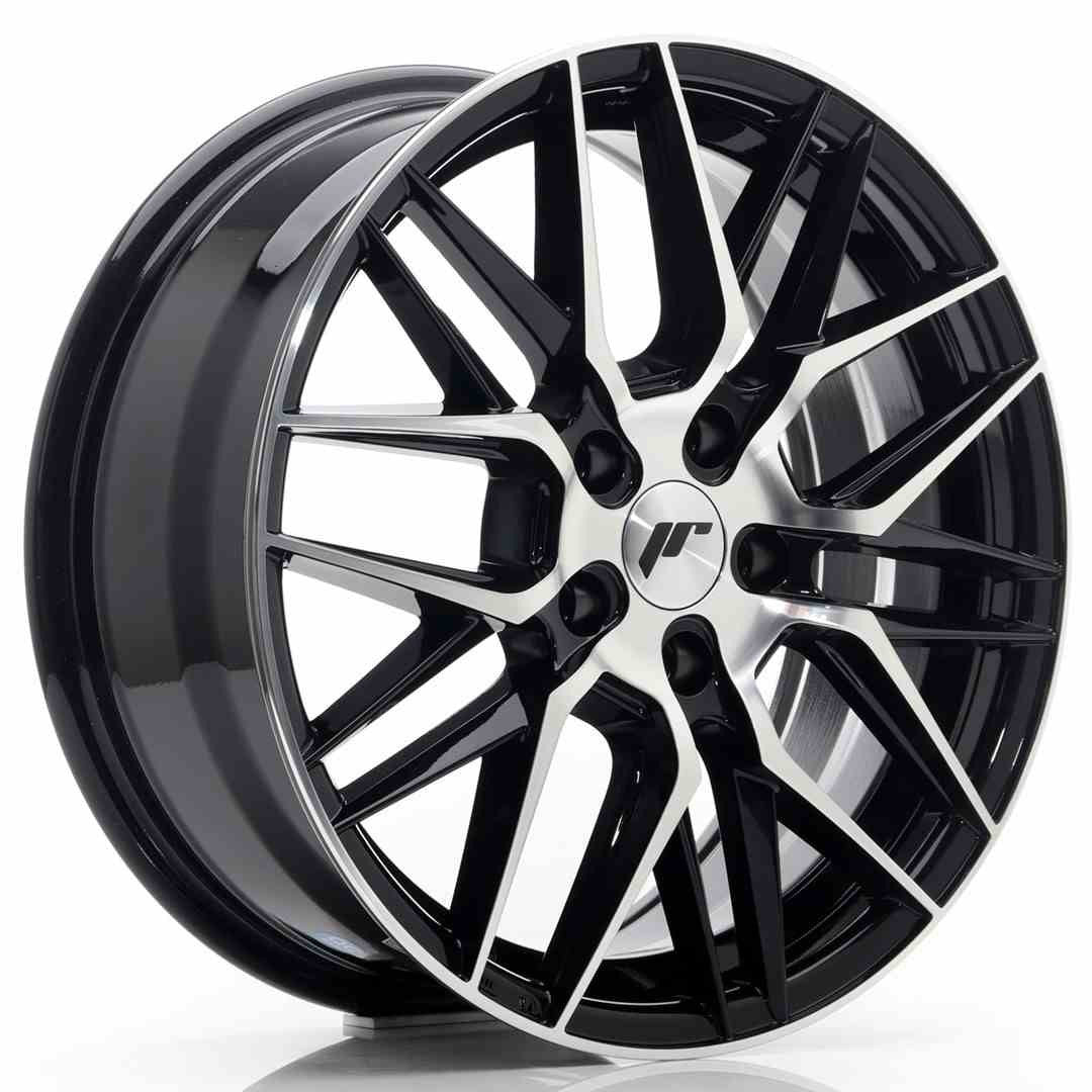 Japan Racing LLANTA JAPAN RACING JR28 17X7 ET40 5X112 NEGRO BRILLANTE MACHINED FACE