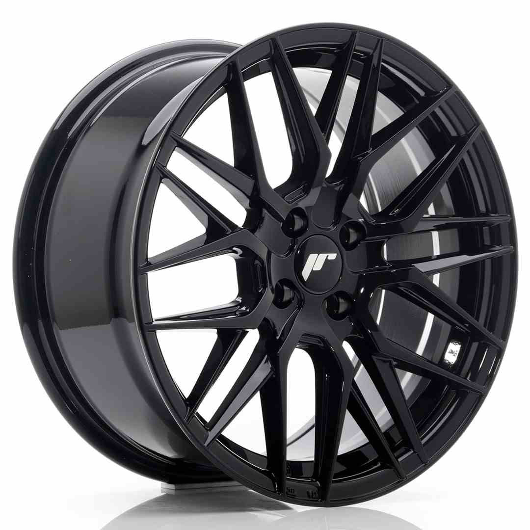 Japan Racing LLANTA JAPAN RACING JR28 17X8 ET40 4X100 NEGRO BRILLANTE
