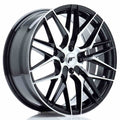 Japan Racing LLANTA JAPAN RACING JR28 18X7,5 ET40 4X100 NEGRO BRILLANTE MACHINED FACE