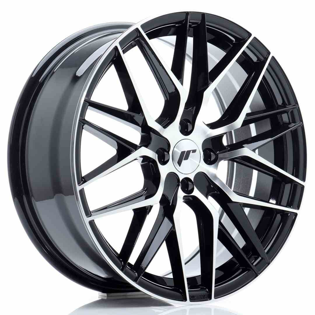 Japan Racing LLANTA JAPAN RACING JR28 18X7,5 ET40 4X100 NEGRO BRILLANTE MACHINED FACE
