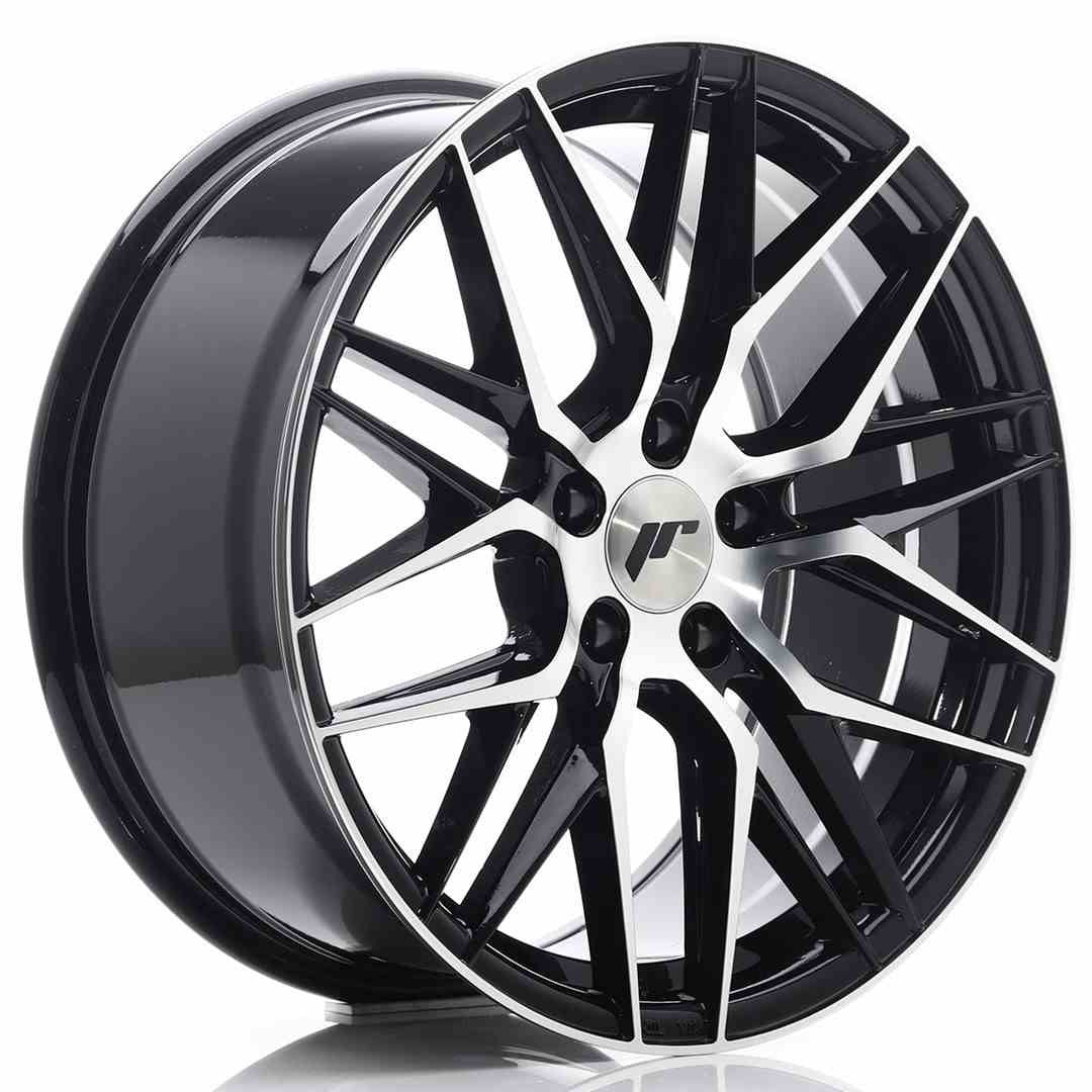 Japan Racing LLANTA JAPAN RACING JR28 18X8,5 ET40 5X114,3 NEGRO BRILLANTE MACHINED FACE
