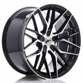 Japan Racing LLANTA JAPAN RACING JR28 20X10 ET40 5H BLANK NEGRO BRILLANTE MACHINED FACE