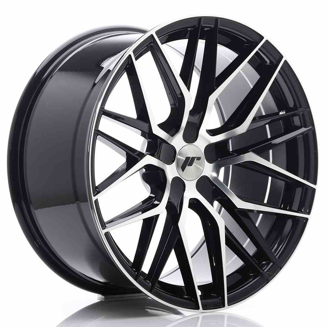 Japan Racing LLANTA JAPAN RACING JR28 20X10 ET40 5H BLANK NEGRO BRILLANTE MACHINED FACE