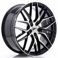 Japan Racing LLANTA JAPAN RACING JR28 20X8,5 ET40 5X108 NEGRO BRILLANTE MACHINED FACE
