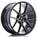 Japan Racing LLANTA JAPAN RACING JR30 19X8,5 ET35-42 5H BLANK BLACK BRUSHED W/TINTED FACE