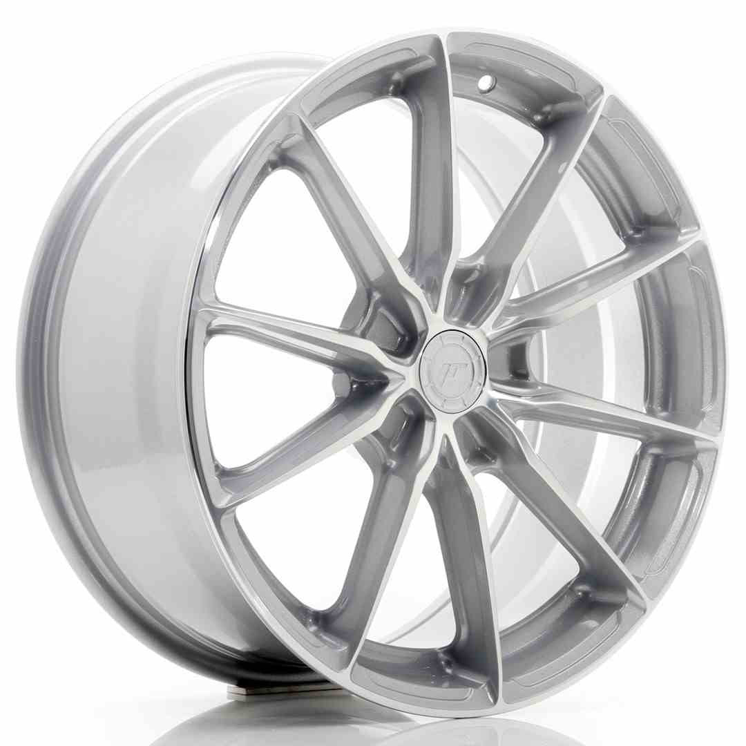 Japan Racing LLANTA JAPAN RACING JR37 18X8 ET20-45 5H BLANK SILVER MACHINED FACE