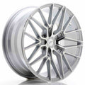 Japan Racing LLANTA JAPAN RACING JR38 18X8 ET42 5X112 SILVER MACHINED FACE