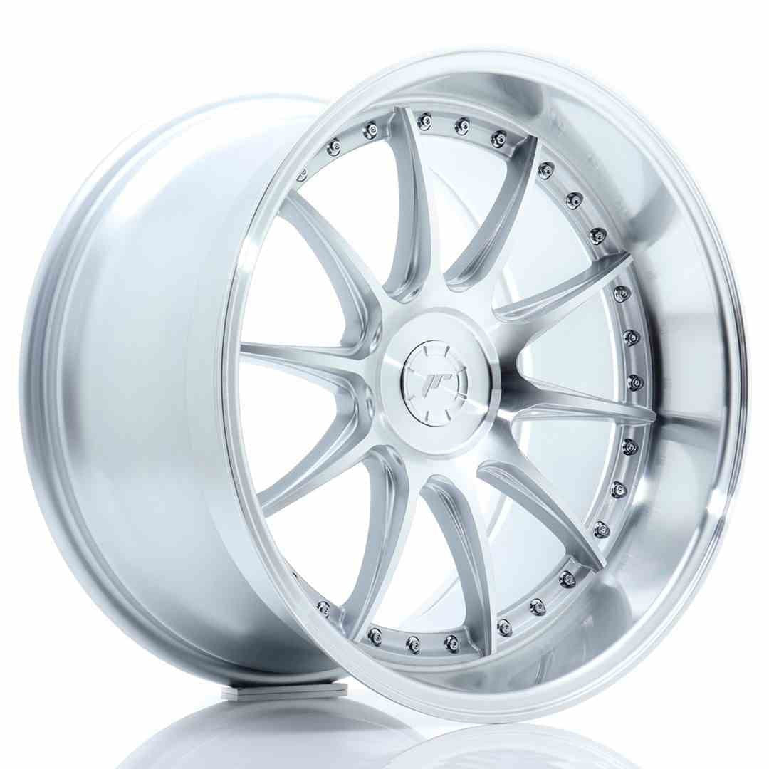Japan Racing LLANTA JAPAN RACING JR41 19X11 ET12-25 5H BLANK SILVER MACHINED FACE