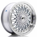 Japan Racing LLANTA JAPAN RACING JR9 17X7,5 ET20-35 BLANK SILVER W/MACHINED LIP+SILVER RIVETS