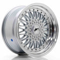 Japan Racing LLANTA JAPAN RACING JR9 17X8,5 ET20-35 BLANK SILVER W/MACHINED LIP+SILVER RIVETS