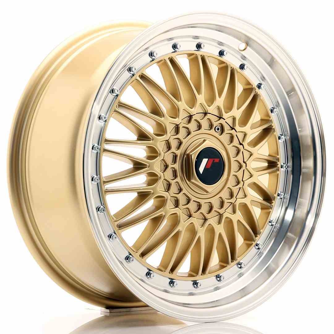 Japan Racing LLANTA JAPAN RACING JR9 18X8 ET35 5X100/120 GOLD W/MACHINED LIP