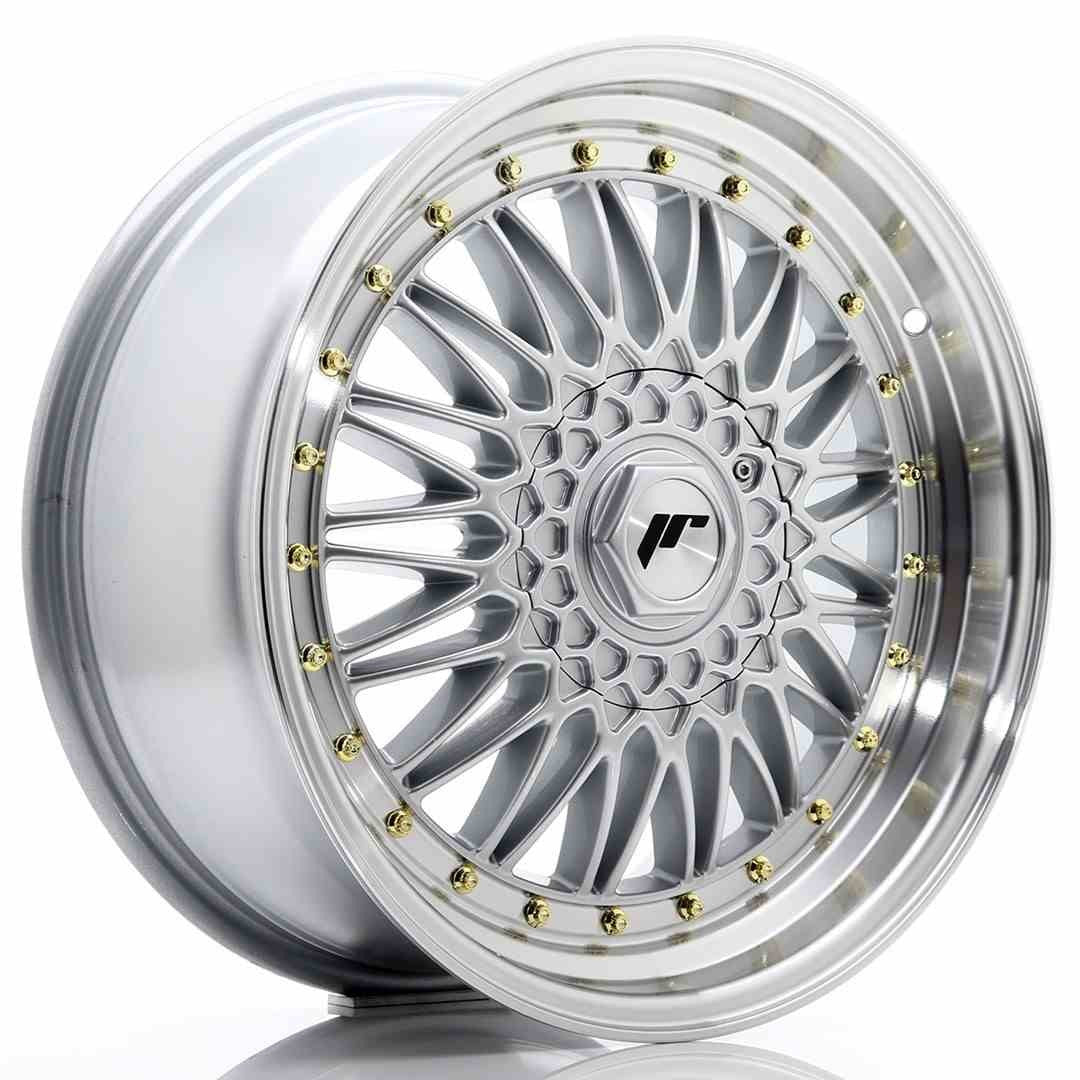 Japan Racing LLANTA JAPAN RACING JR9 18X8 ET35 5X112/120 SILVER W/MACHINED LIP