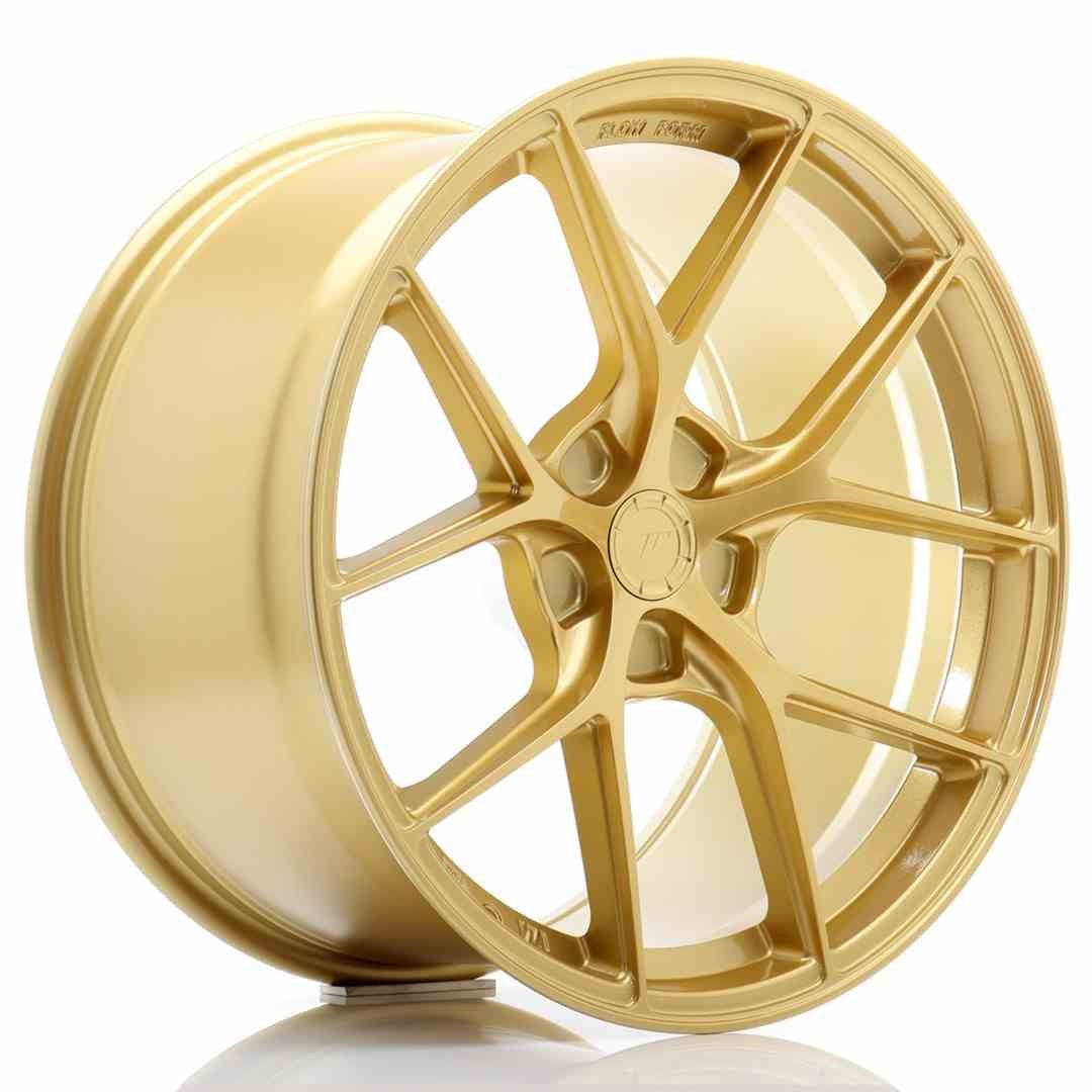 Japan Racing LLANTA JAPAN RACING SL01 19X10 ET20-40 5H BLANK DORADO