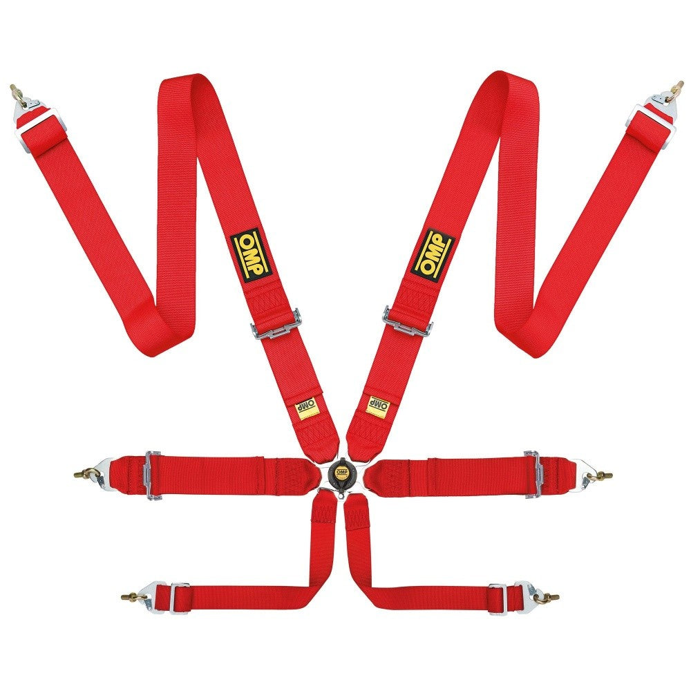 OMP ARNES SEGURIDAD FIRST 3" ROJO PULL UP FIA 8853-2016 - OMP original APEXCORSE imagen 1
