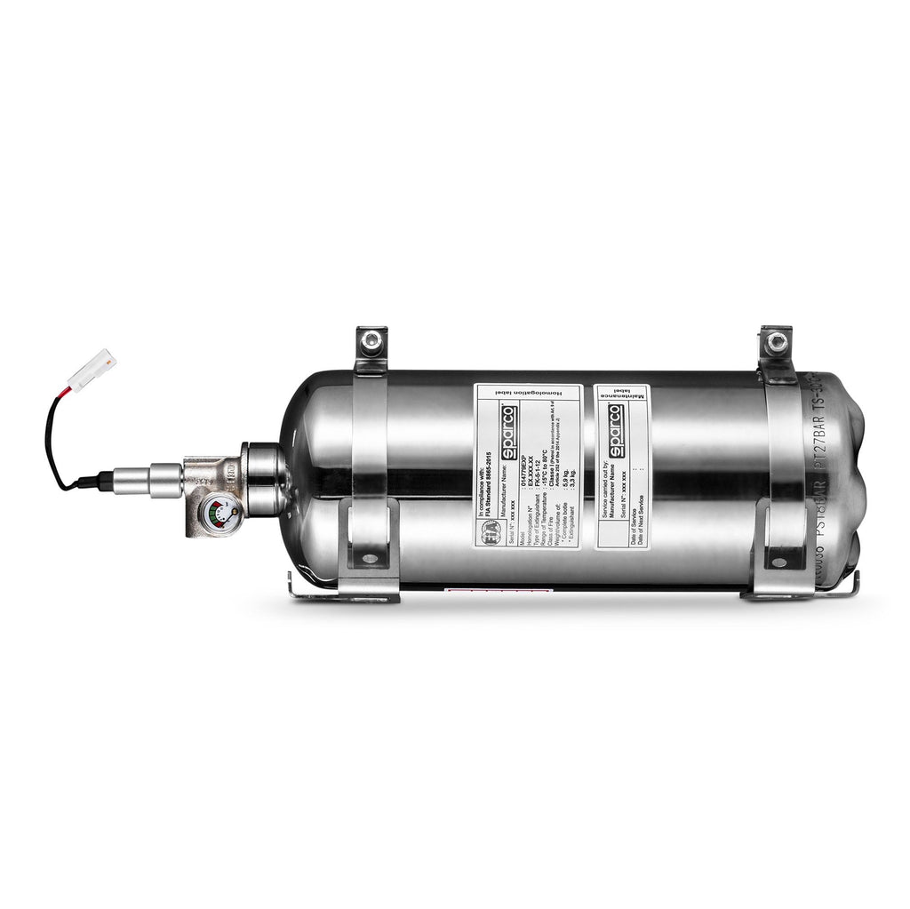 Sparco Extintor Electrico Acero Inoxidable 8865 2,5L - Sparco original | APEXCORSE