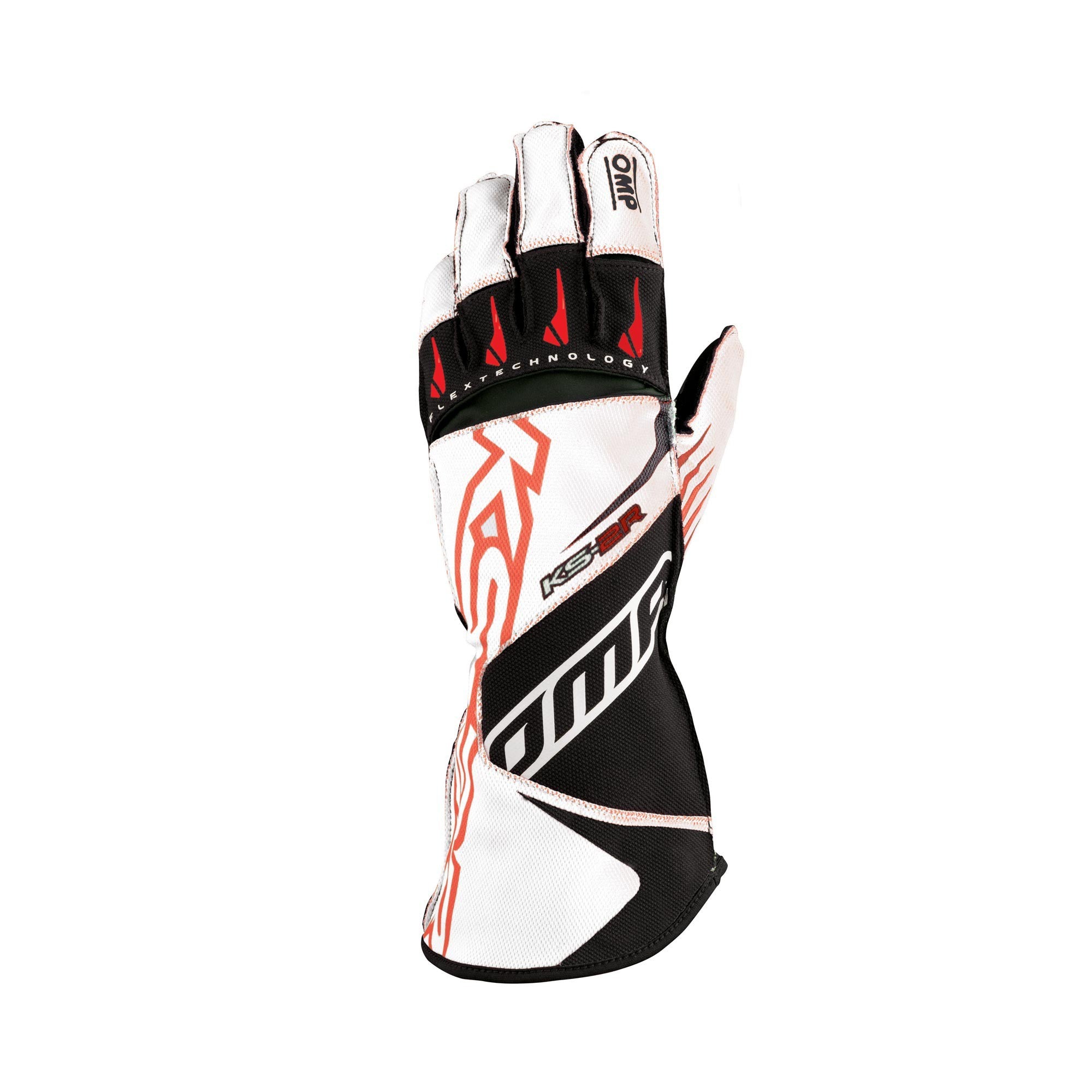 OMP KS-2R GUANTES MY2022 BLANCO/ROJO TALLA XXS - OMP original APEXCORSE imagen 2